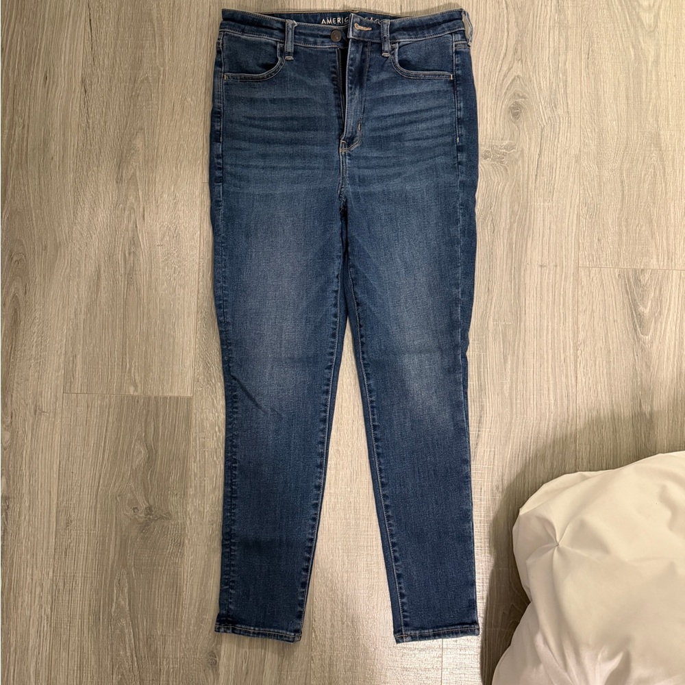 American Eagle Outfitters Dark Blue Skinny Jeans